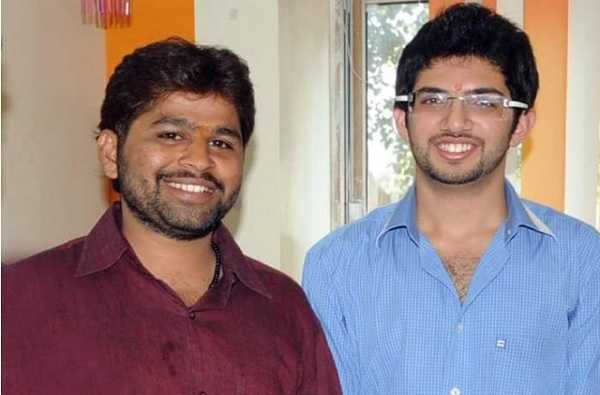 Deepak Maratkar with MLA Aaditya Thackeray 