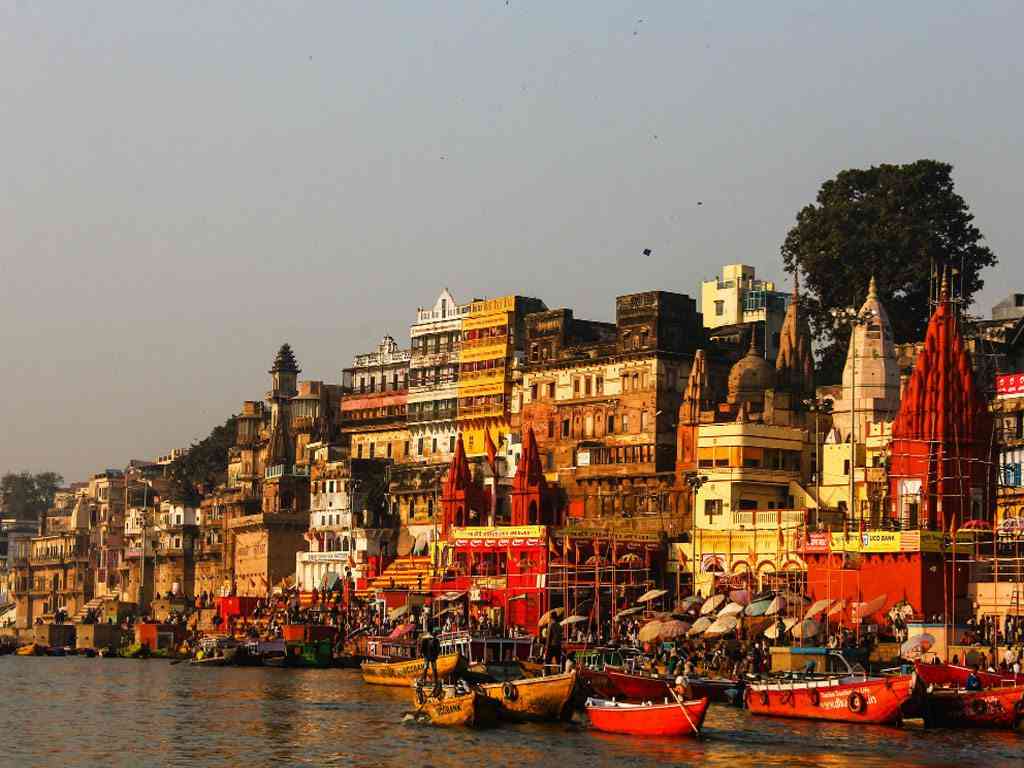 A ghat at Varanasi, Uttar Pradesh 