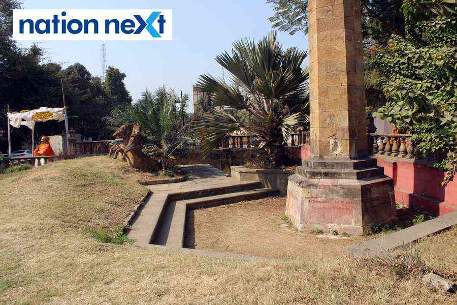 The miserable condition of Zero Mile Stone (File Photo/Nation Next/January 2018)