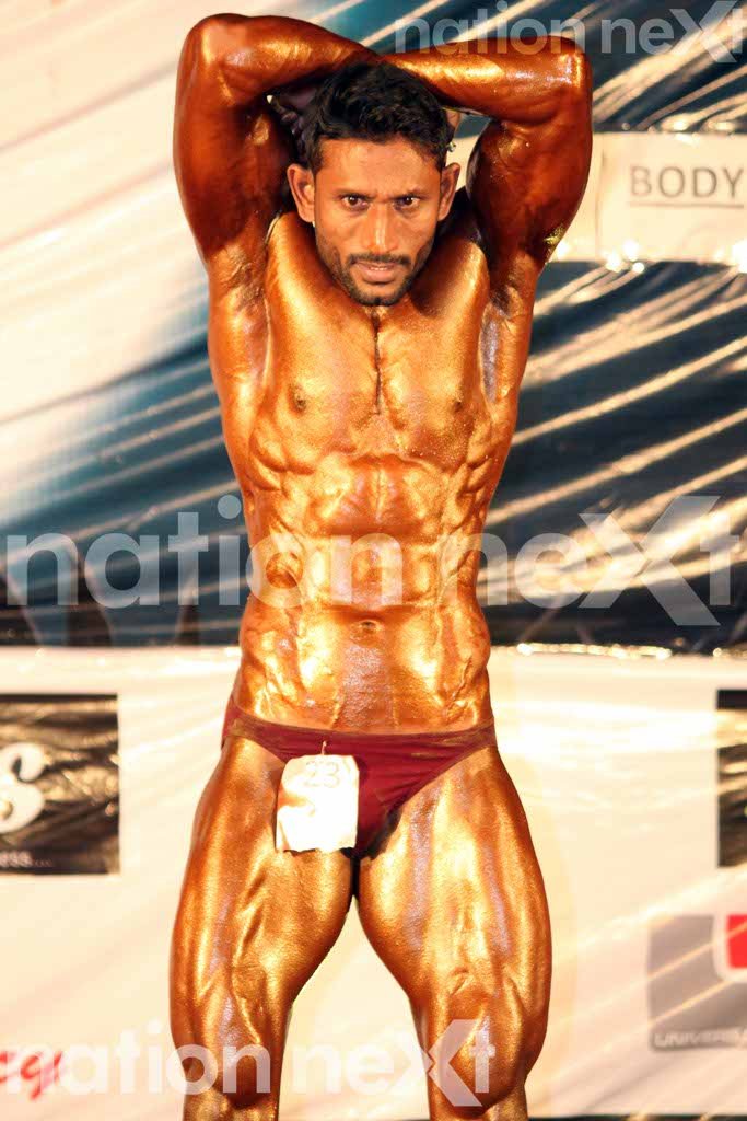 Imran Qureshi during 'Megheshree' - the bodybuilding competition at YCCE's fest YASH 16.0 co-presented by Nation Next