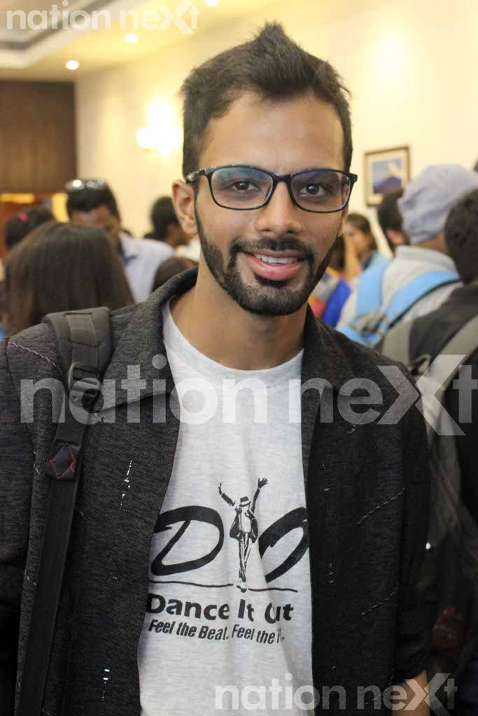 Abhishek Goenka, owner of Dance It Out, at Constructivity Blood Donation Camp at Chitnavis Centre, Nagpur