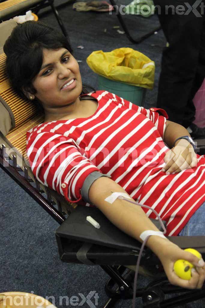 S. Pranaya at Constructivity Blood Donation Camp at Chitnavis Centre, Nagpur