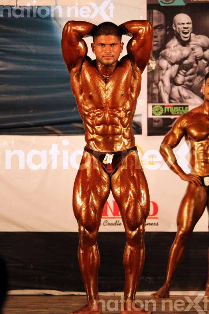 Akash Parate during 'Megheshree' - the bodybuilding competition at YCCE's fest YASH 16.0 co-presented by Nation Next