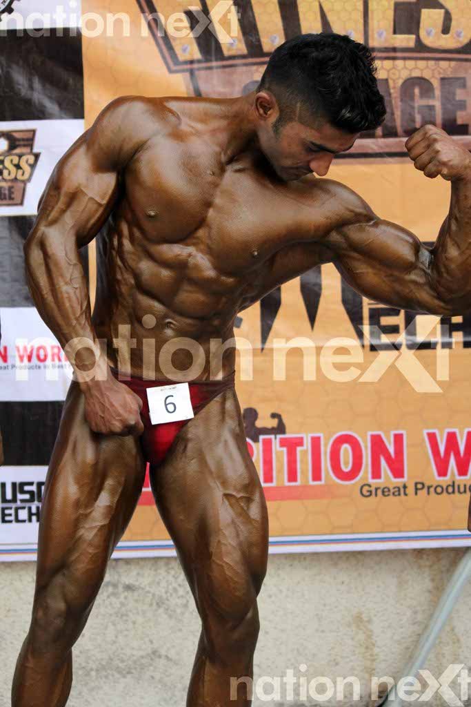 Ajaz Khan during 'Megheshree' - the bodybuilding competition at YCCE's fest YASH 16.0 co-presented by Nation Next