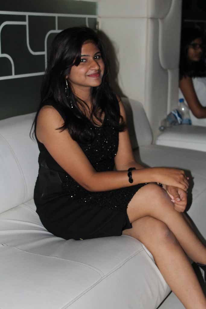 Vinika Chouriya at Accounting Academy's freshers' party for CS students at Fionaa, Nagpur