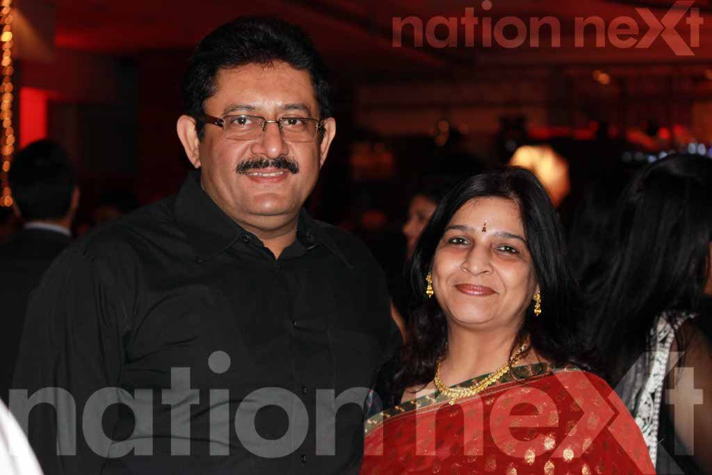 Dr Sameer and Smita Chaubey at Devika and Kunal Shukul's cocktail ceremony at Hotel Centre Point, Nagpur