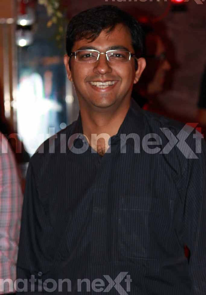 Kunal Bhiwapurkar at Devika and Kunal Shukul's cocktail ceremony at Hotel Centre Point, Nagpur