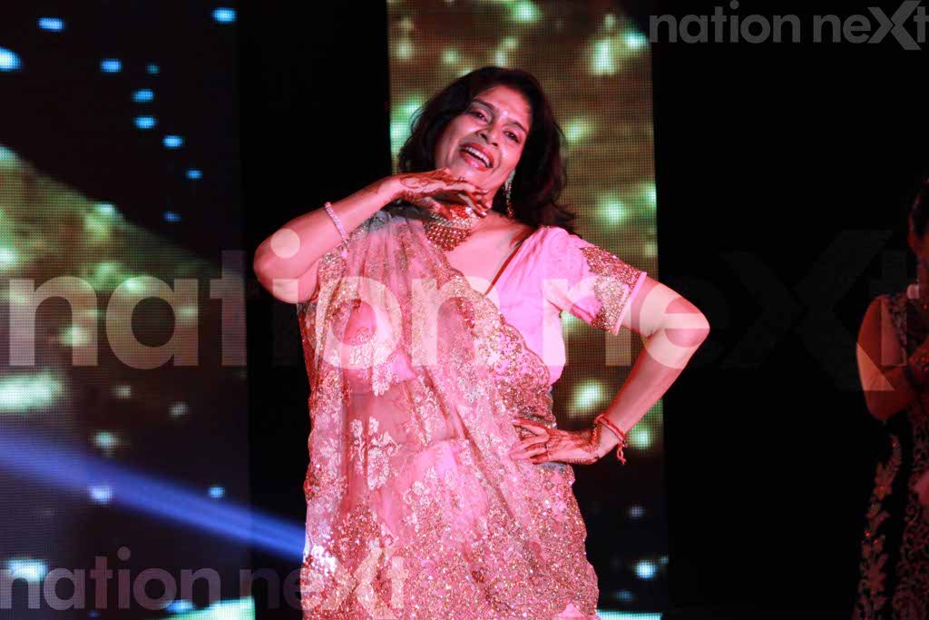 GRACEFUL: Neerja Shukul performing at Devika and Kunal Shukul's cocktail ceremony at Hotel Centre Point, Nagpur