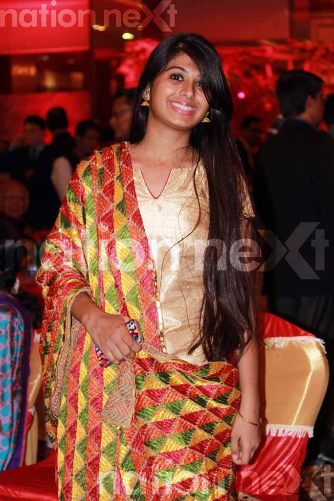 Purna Nangia at Devika and Kunal Shukul's cocktail ceremony at Hotel Centre Point, Nagpur