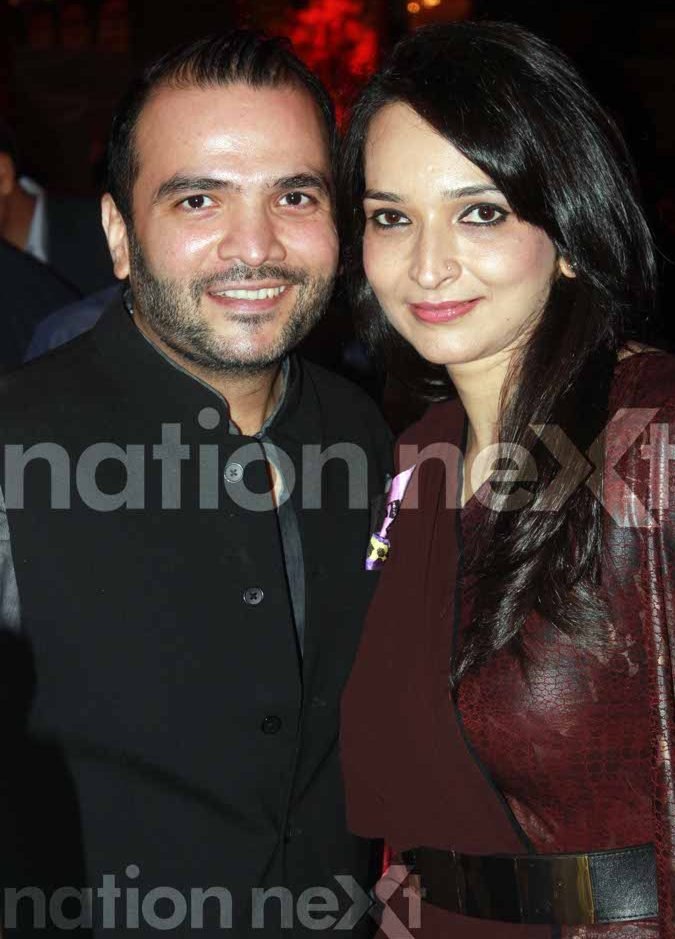 Rahul Sangar and Chhavi Sahni at Devika and Kunal Shukul's cocktail ceremony at Hotel Centre Point, Nagpur