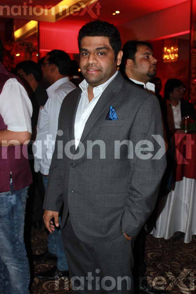 Shreyas Solao at Devika and Kunal Shukul's cocktail ceremony at Hotel Centre Point, Nagpur