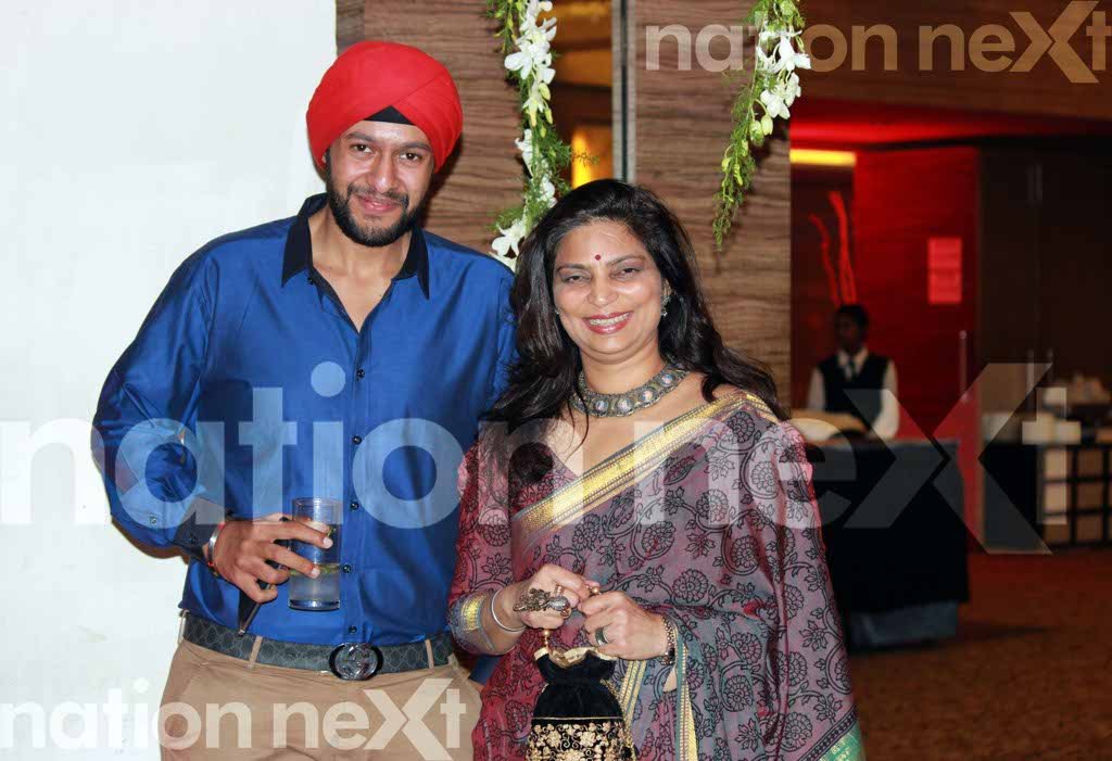 Yug Tuli and Monica Bhagwagar at Devika and Kunal Shukul's cocktail ceremony at Hotel Centre Point, Nagpur