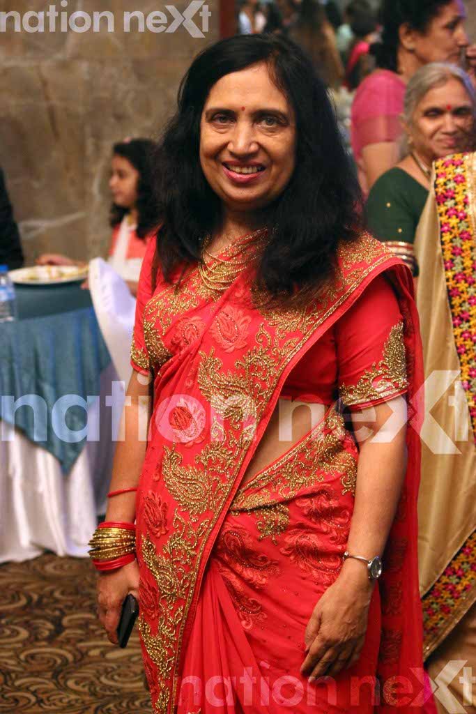 Dr Meena Patil at Dr Sameer Arbat and Dr Tulika Parasher Arbat's wedding reception at Hotel Centre Point, Nagpur
