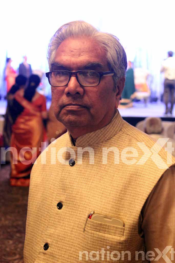 Shrirang Patil at Dr Sameer Arbat and Dr Tulika Parasher Arbat's wedding reception at Hotel Centre Point, Nagpur