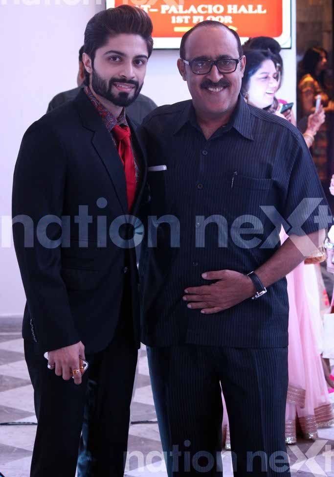 Siddharth Jichkar and Anees Ahmed at Dr Sameer Arbat and Dr Tulika Parasher Arbat's wedding reception at Hotel Centre Point, Nagpur