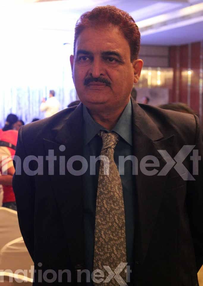 Sunil Dikey at Dr Sameer Arbat and Dr Tulika Parasher Arbat's wedding reception at Hotel Centre Point, Nagpur
