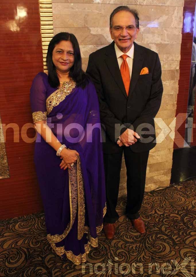 Dr Vijaya and Dr Dilip Dhande at Dr Sameer Arbat and Dr Tulika Parasher Arbat's wedding reception at Hotel Centre Point, Nagpur