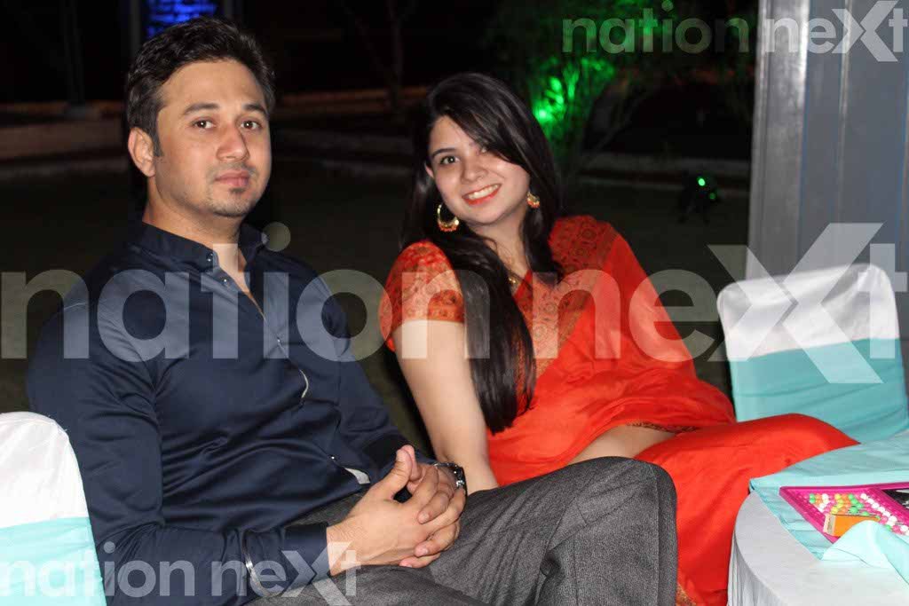 Amit and Nikita Kohad at Riyanka and Prashant Borele's son Riyansh's first birthday bash at Vrindavan Farms, Nagpur
