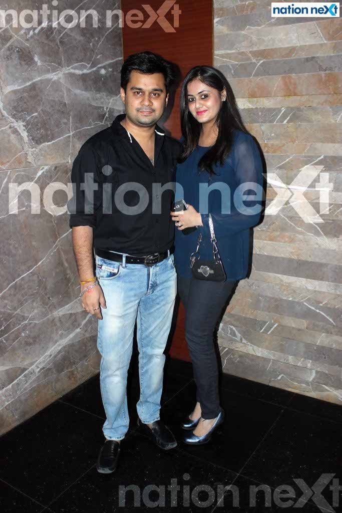 Akshay and Rasneek Jainarayan at the event 'Comedy for a cause' organised by Nagpur Round Table 83 at Hotel Centre Point, Nagpur