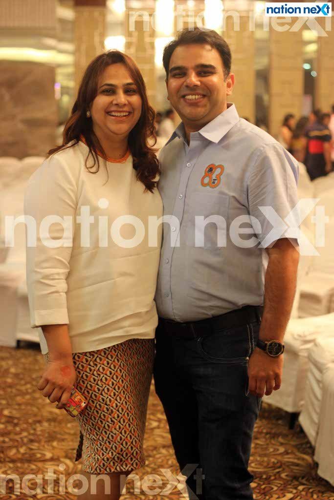 Pallavi and Anurag Pashine at the event 'Comedy for a cause' organised by Nagpur Round Table 83 at Hotel Centre Point, Nagpur