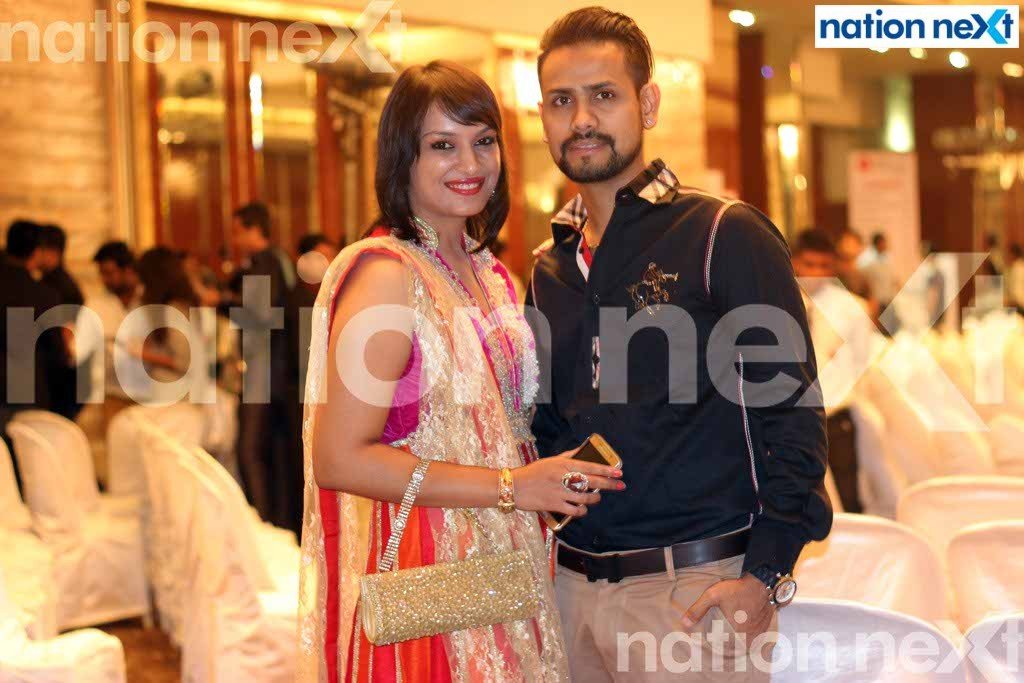Ritu and Dinesh Maloo at the event 'Comedy for a cause' organised by Nagpur Round Table 83 at Hotel Centre Point, Nagpur
