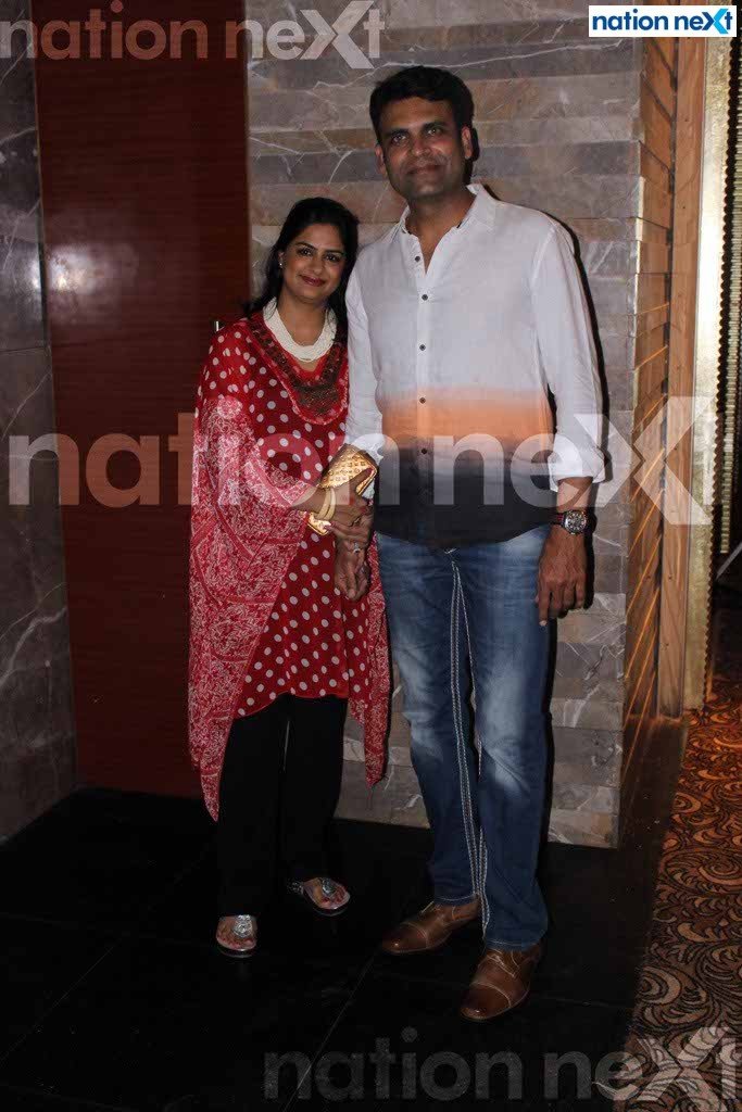 Chanchal and Prashant Vaidya at the event 'Comedy for a cause' organised by Nagpur Round Table 83 at Hotel Centre Point, Nagpur