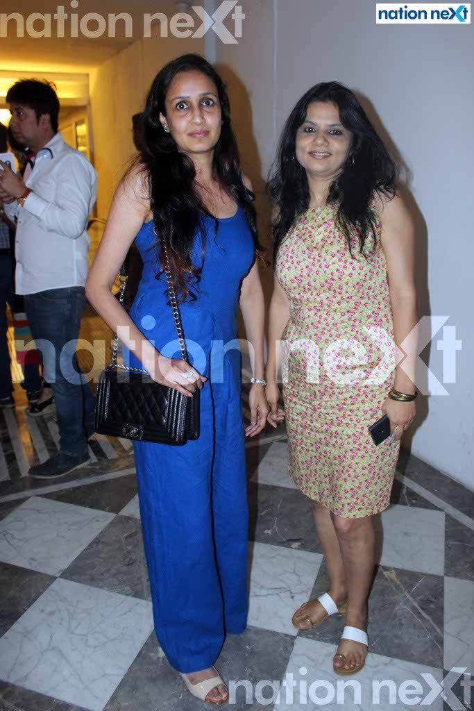 Chhavi Nagory and Nivedita Pendharkar at the event 'Comedy for a cause' organised by Nagpur Round Table 83 at Hotel Centre Point, Nagpur