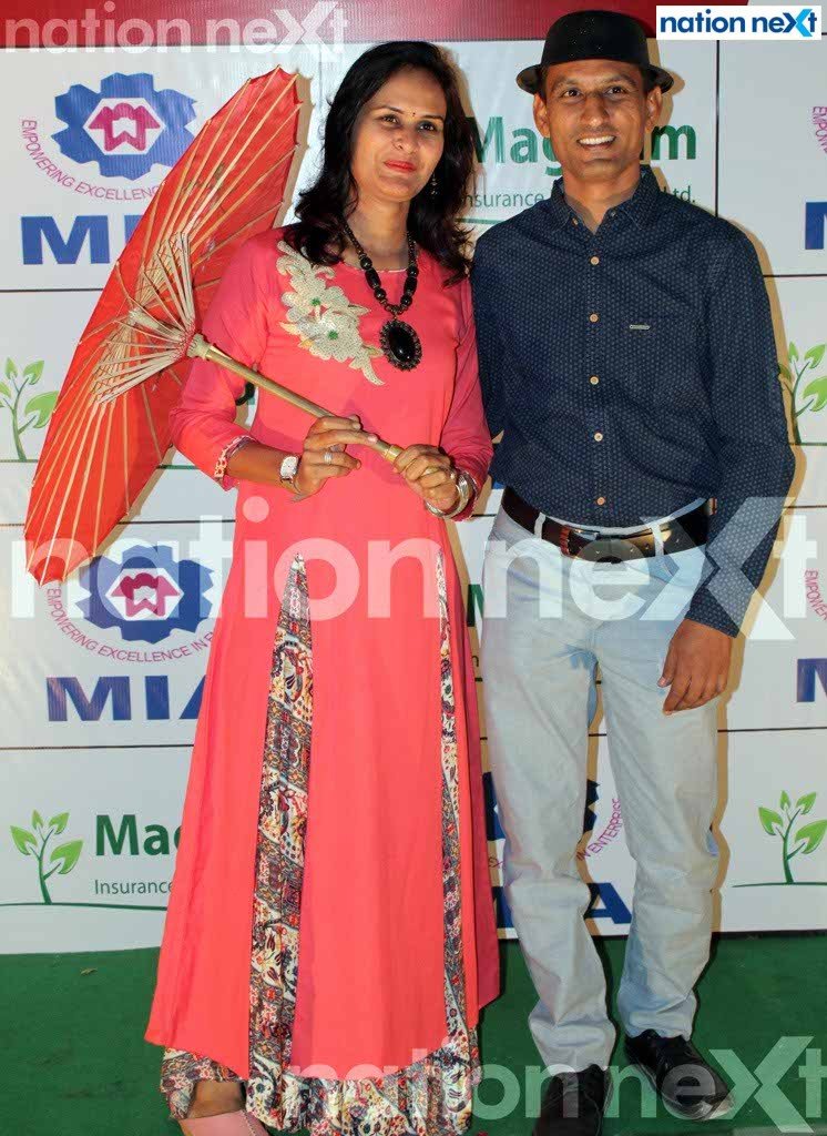 Krishna and Manish Sawal during MIDC Industries Association (MIA) Diwali Milan at CP Club, Civil Lines, Nagpur