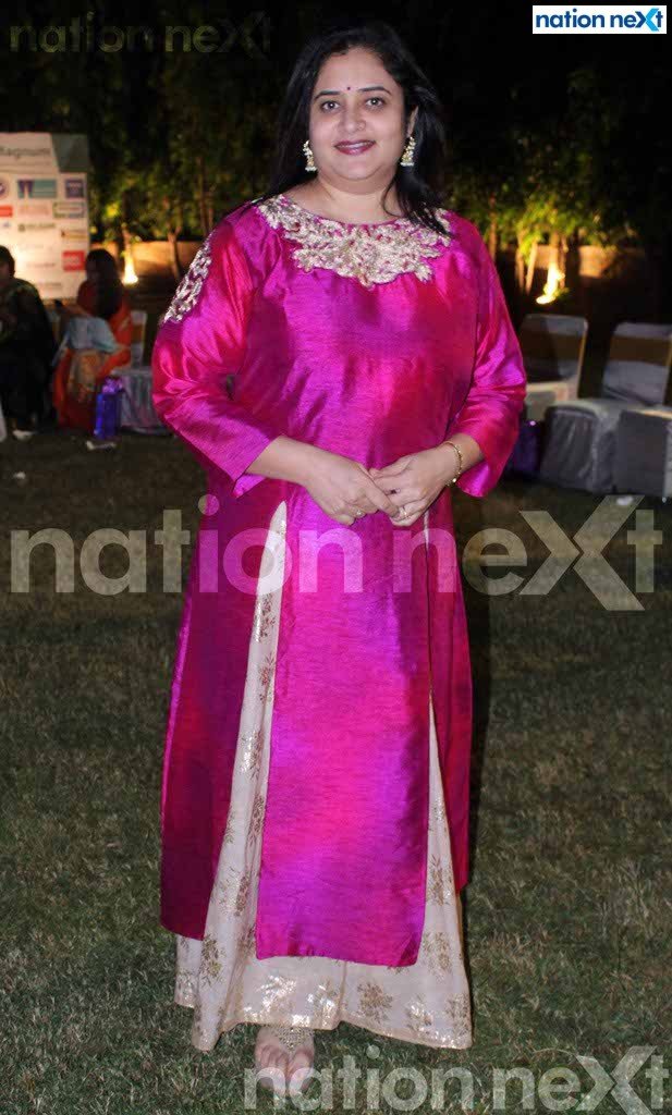 Manjusha Rewatkar during MIDC Industries Association (MIA) Diwali Milan at CP Club, Civil Lines, Nagpur