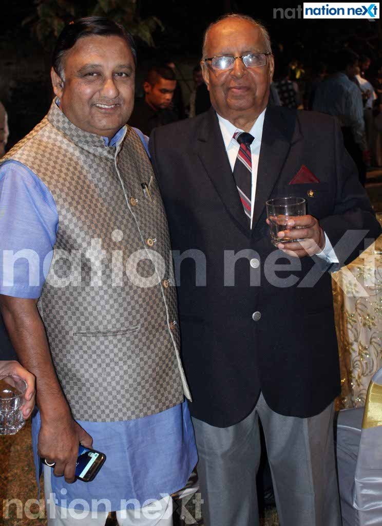 Pradeep Khandelwal and Captain CM Randhir during MIDC Industries Association (MIA) Diwali Milan at CP Club, Civil Lines, Nagpur