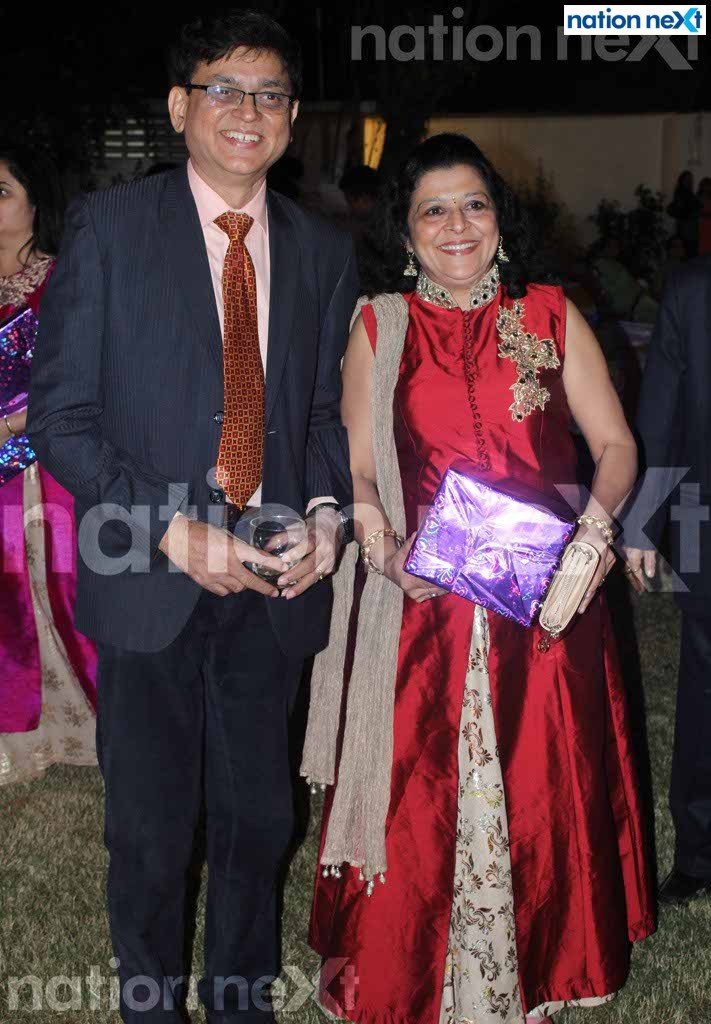 Arun and Reeta Lanjewar during MIDC Industries Association (MIA) Diwali Milan at CP Club, Civil Lines, Nagpur