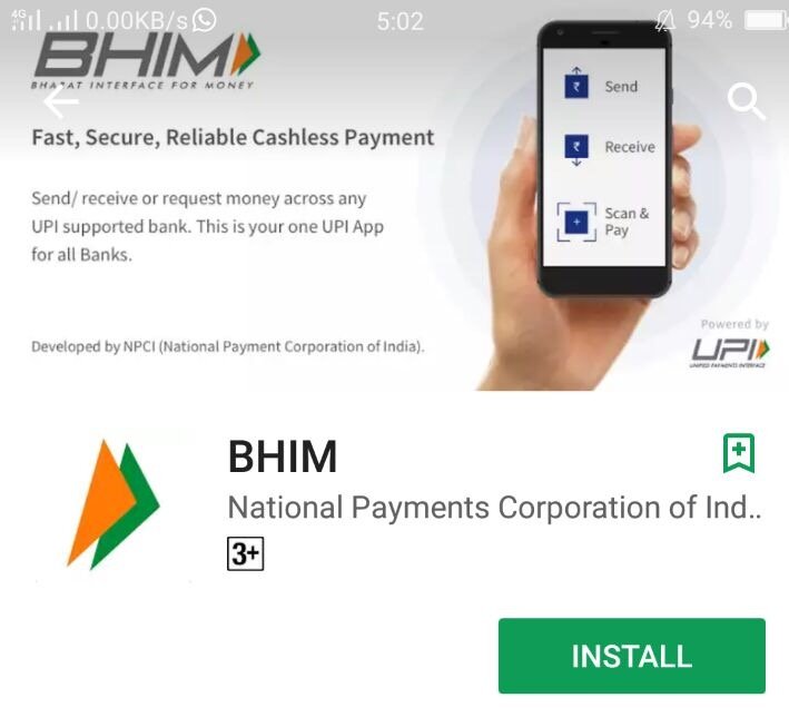 BHIM app launched by PM Narendra Modi on December 30, 2016 to boost digital transactions in India, has crossed 10 million downloads.