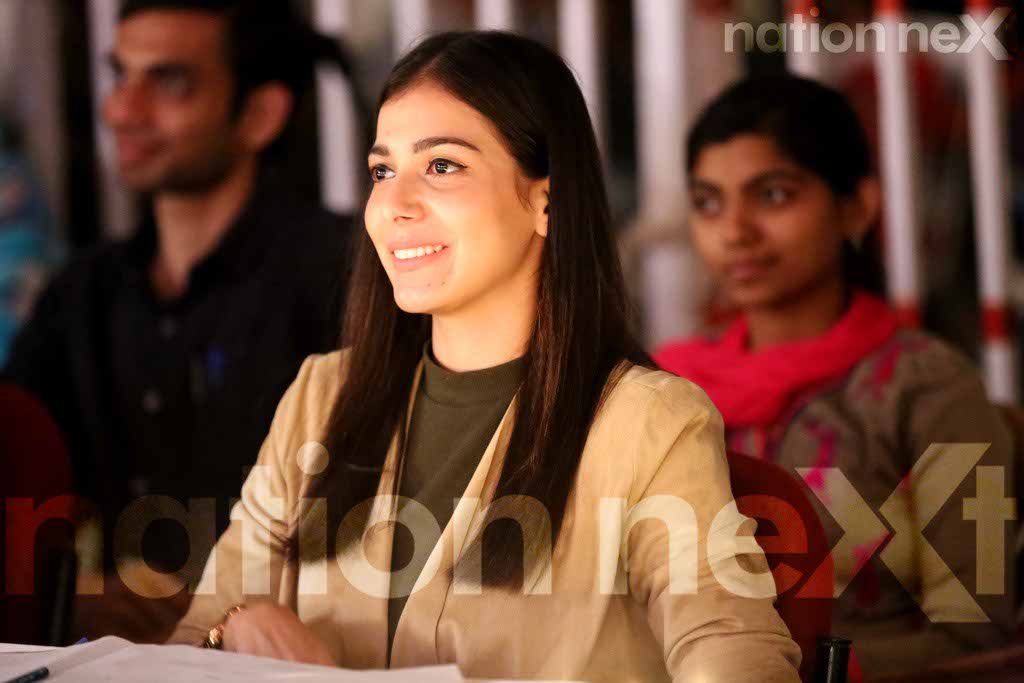 JUDGE: Palak Purswani during the personality contest Cynosure, which was held during the cultural fest Aarohi17 at VNIT College, Nagpur