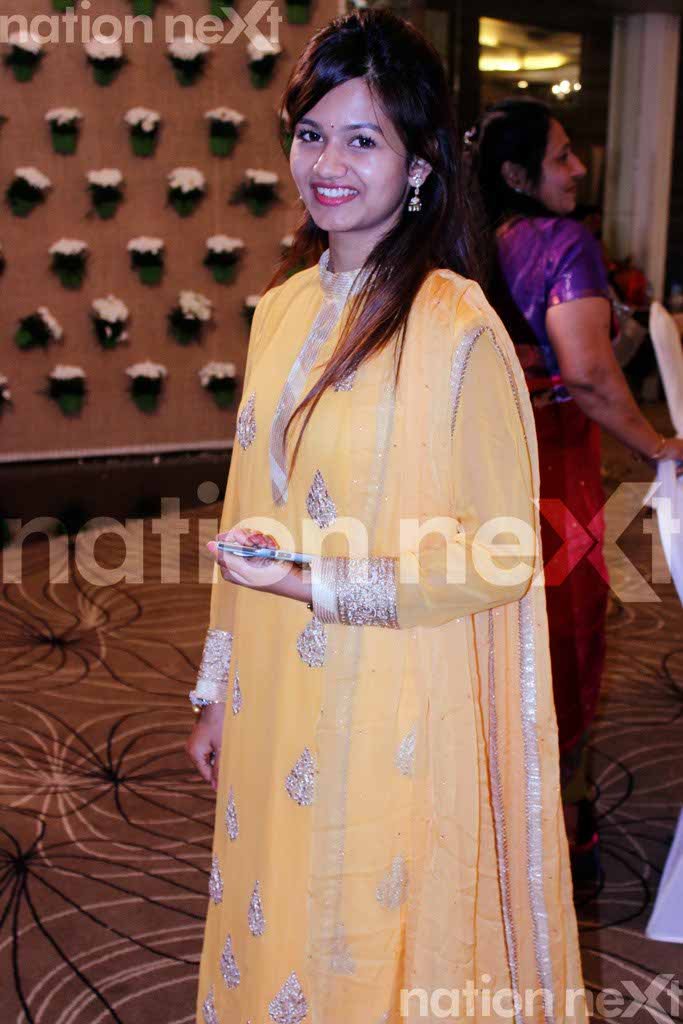 Akansha Agrawal during Sneha Vastani's baby shower at Hotel Centre Point, Nagpur