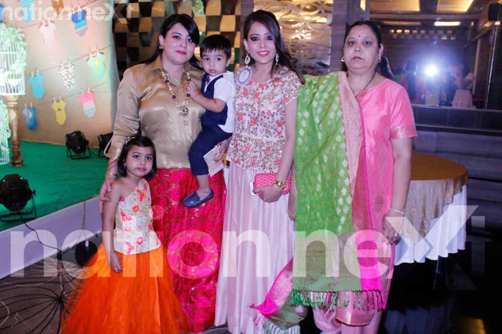 Guests during Sneha Vastani's baby shower at Hotel Centre Point, Nagpur