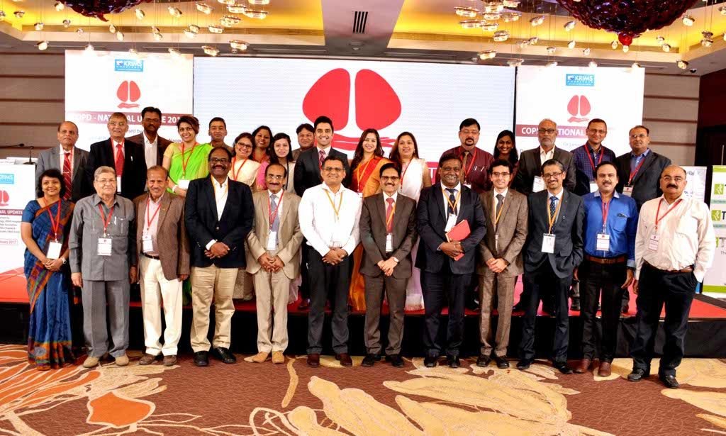 KRIMS Hospitals recently organized the national conference in Pulmonology - COPD National Update 2017 - at Hotel Radisson Blu, Nagpur.