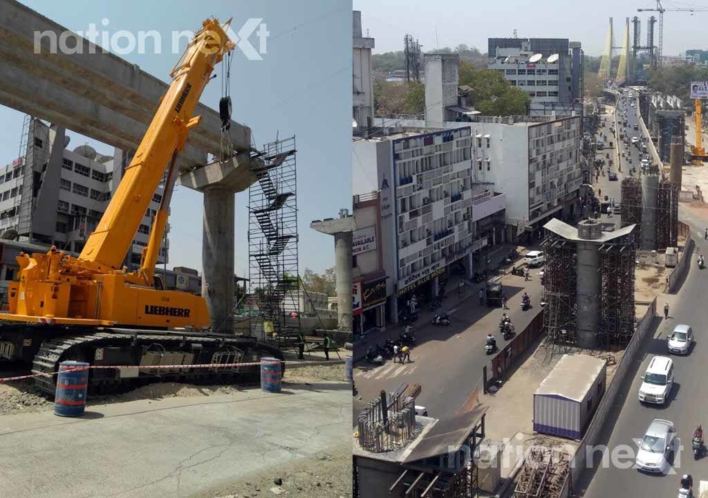Nagpur Metro Rail Corporation Limited (NMRCL) has commenced metro rail construction work near Mayo Hospital at Ram Jhula crossing. 