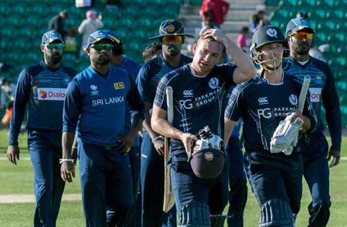 Scotland stunned Sri Lanka on Sunday as the scots won a ICC Champions Trophy 2017 warm-up match against at Kent County Cricket Ground in England. 