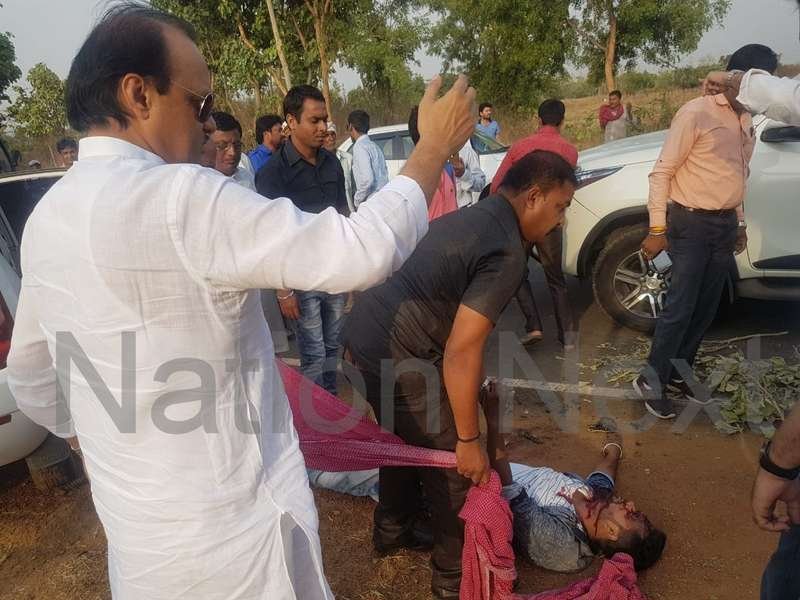 Ex-deputy CM Ajit Pawar an former minister of Maharashtra Anil Deshmukh saved five stranded accident victims on Thursday. 