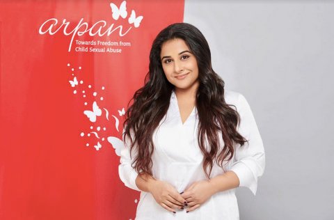 Mumbai-based NGO Arpan working on the issue of Child Sexual Abuse has engaged Bollywood star Vidya Balan as their goodwill ambassador.