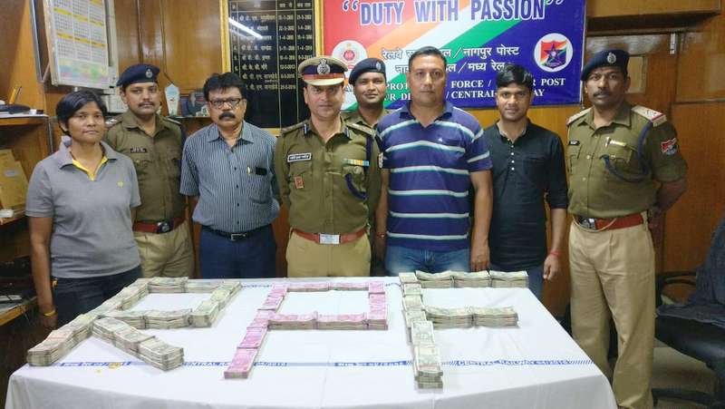 The Special Crime Detention Team of RPF, on Saturday afternoon, seized Rs 67.5 lakh from a passenger on board GT Express at Nagpur Railway Station.
