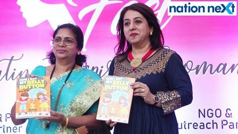 Among much fan fare at 'The She Fest,' with Nation Next (as media partner), celebrated writer Anju Kish spoke about her book 'How I Got My Belly Button.'