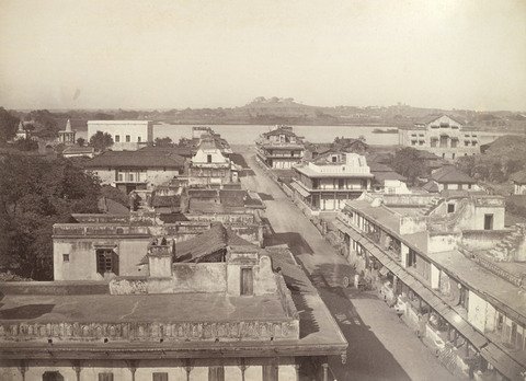 General view of Sitabuldi in Nagpur during 1860 (Photo source: British Library Board)