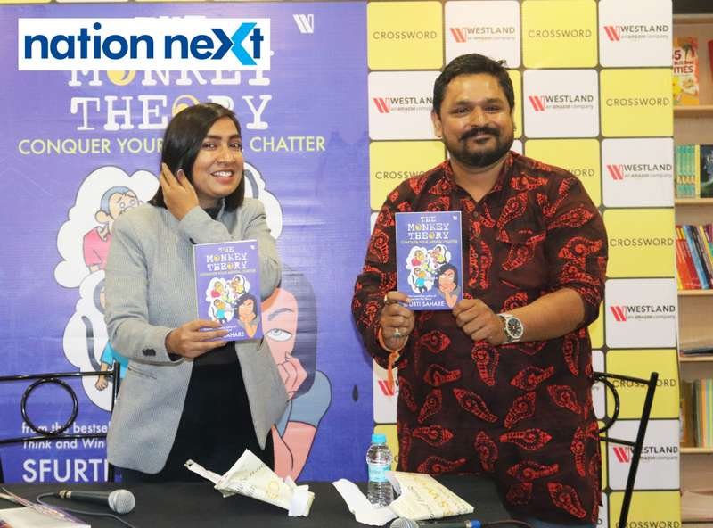 Author Sfurti Sahare explained the importance of a stable mind as she launched her second book - The Monkey Theory - at Crossword in Nagpur on July 20. 