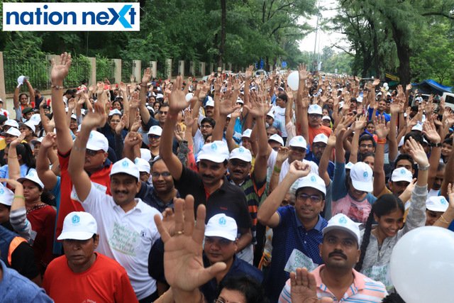 Participants during Walkathon in Nagpur