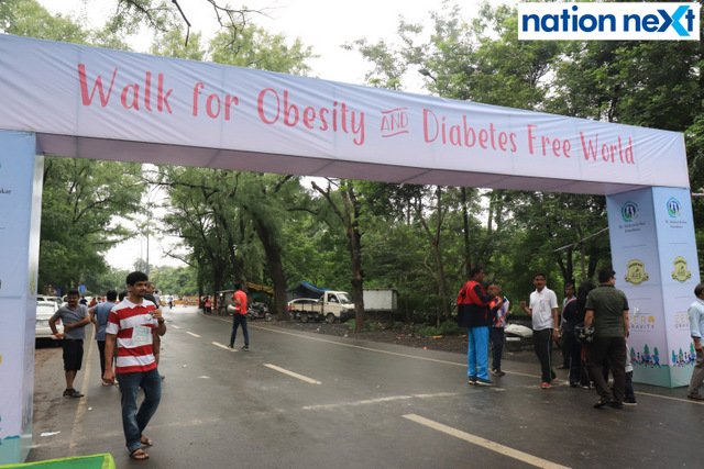 Participants during Walkathon in Nagpur