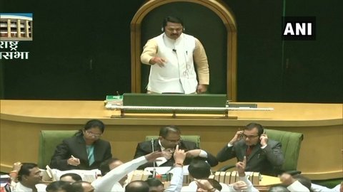 Speaker Nana Patole, on the second day of Maharashtra Assembly, was forced to adjourn House after BJP, Shiv Sena MLA indulge in a scuffle.