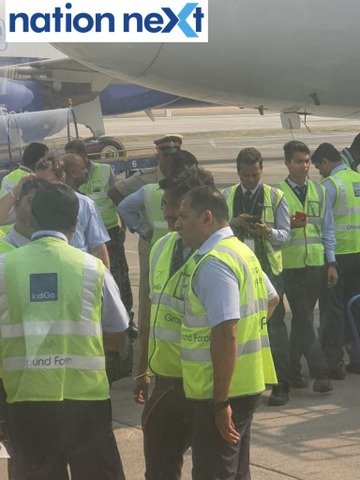 Indigo Mumbai to Nagpur flight made an emergency landing on Thursday afternoon after the aircraft caught minor fire in its engine mid air.