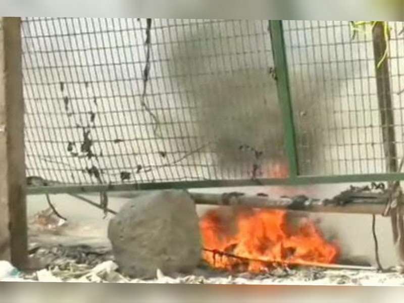On 'Janta Curfew' day on March 22 called by PM Modi, an unidentified person threw a petrol bomb near Shaheen Bagh protest site in Delhi.