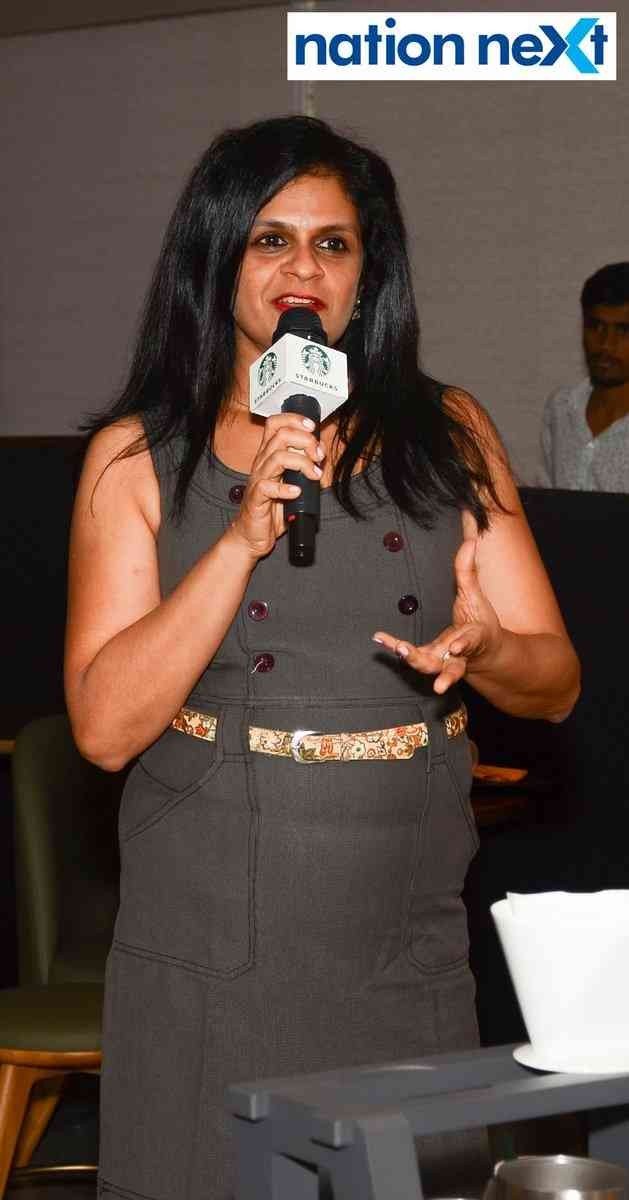 Tata Starbucks CMO Deepa Krishnan during the launch event of Tata Starbucks in Nagpur